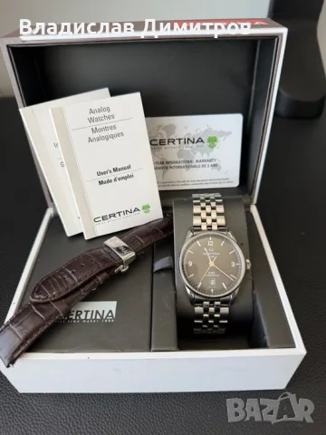 Ръчен часовник Certina DS Powermatic 80, пълен комплект, две каишки