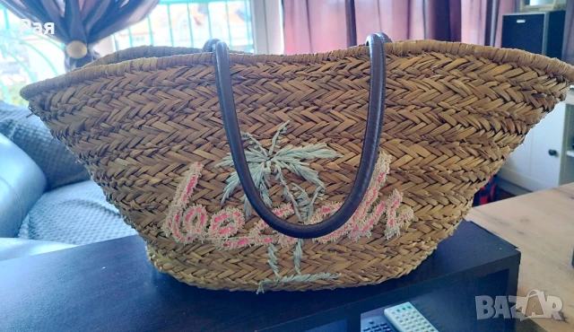 Плажна чанта тип кошница 