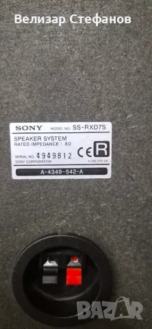🔊 Тонколони SONY SS-RXD7S, снимка 6 - Тонколони - 55905197