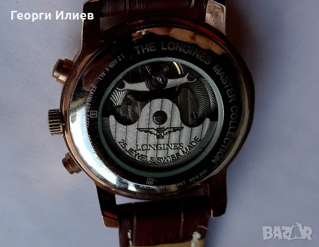Механичен часовник-Longines, снимка 6 - Мъжки - 55671211