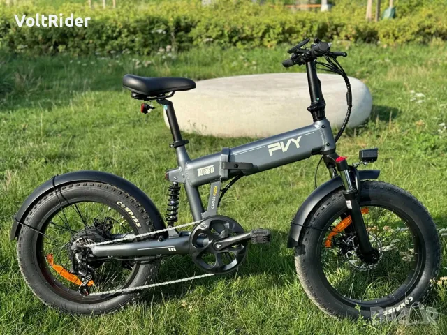 Сгъваемо електрическо колело PVY Turbo 750W 48V 13Ah, снимка 8 - Велосипеди - 48408037