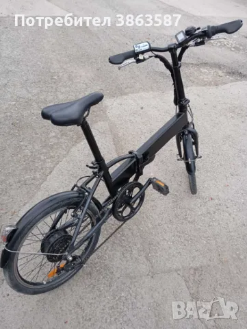 Сгъваемо електрическо колело малко използвано.
