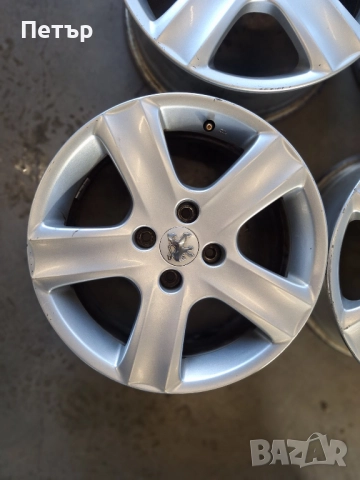 ОРИГИНАЛНИ АЛУМИНИЕВИ ДЖАНТИ ЗА ПЕЖО-4Х108Х65.1-16 цола, снимка 2 - Гуми и джанти - 52487622