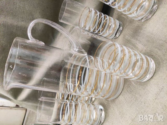 Продавам тънкостенни чаши и кана за вода ,вино , снимка 8 - Чаши - 37015526