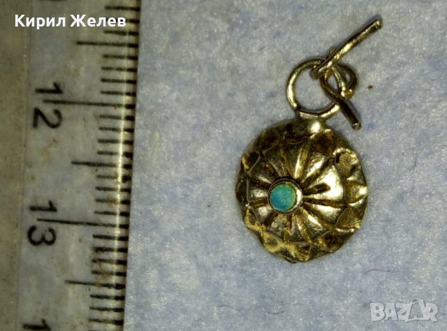 СТАРИННА ВЪЗРОЖДЕНСКА ТЮРКОАЗЕНА СРЕБЪРНА ВИСУЛКА НАКИТ УКРАШЕНИЕ РЪЧНА ИЗРАБОТКА 40056, снимка 10 - Антикварни и старинни предмети - 42486679