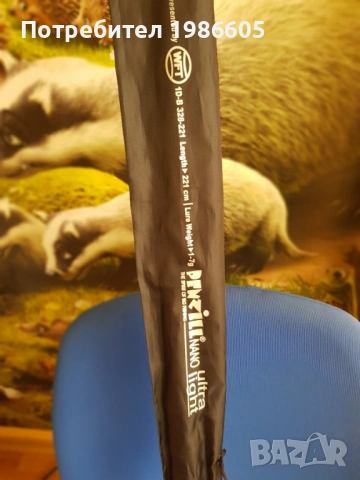 Спининг въдица Penzill Nano Kork UL, 221 см, 1-7 гр.