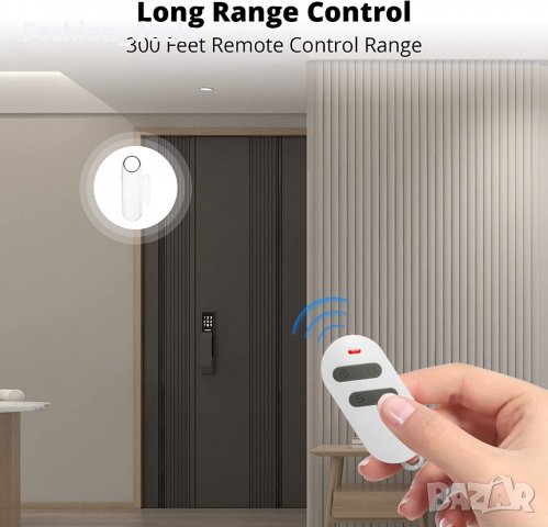 Нова аларма за врата прозорец Безжичен детектор Безопасност Сигурност, снимка 4 - Други стоки за дома - 39918779