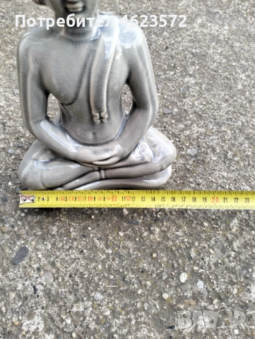 Порцеланова статуетка на Буда, снимка 4 - Антикварни и старинни предмети - 54292878