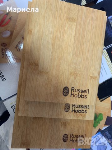 Russell Hobbs Дъски за рязане 3 бр. / Комплект Бамбукови Дъски, снимка 2 - Аксесоари за кухня - 44285653