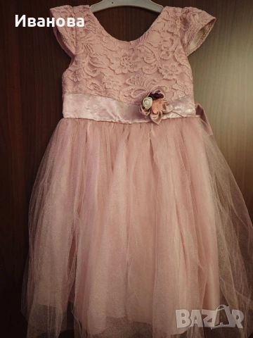 Детски официални рокли Елза, барби, снимка 5 - Детски рокли и поли - 54134087