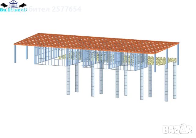Хале,Халета,Складове,Навеси-187м2, снимка 6 - Строителни материали - 44147329