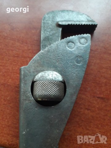 Стар немски раздвижен ключ антика D. R. PATENT, снимка 3 - Колекции - 31445106