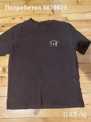Connect to nature кафява тениска, снимка 2 - Тениски - 52587272