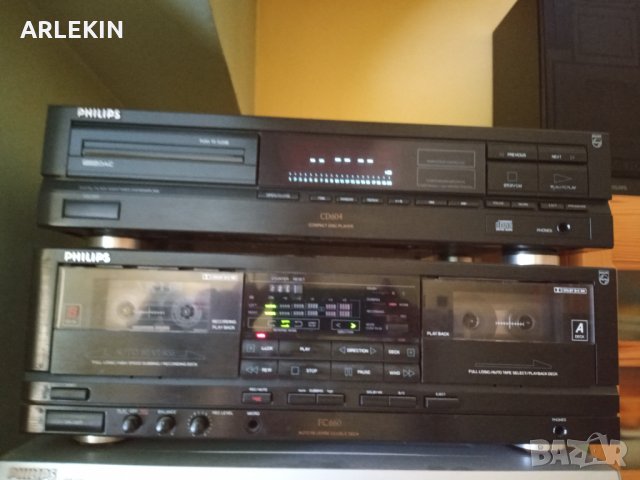 Двукасетачен Дек PHILIPS Филипс , снимка 6 - Аудиосистеми - 33938945