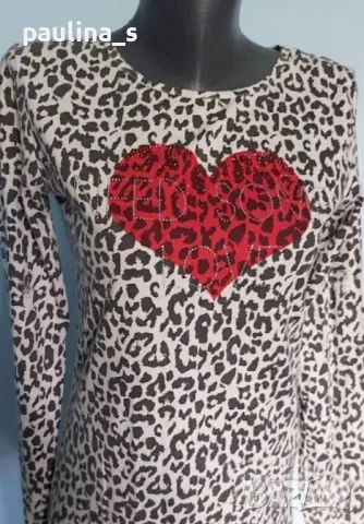 Четири броя / Маркова блуза тип туника с декорации, от памук , снимка 9 - Блузи с дълъг ръкав и пуловери - 32870791