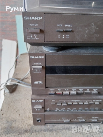 Продавам усилвател, дек и грамофон Шарп , снимка 2 - Декове - 52184863