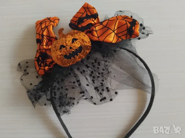 НОВА Диадема с Тиква за Хелоуин / Halloween / Карнавали / Партита