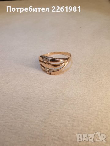 Продавам златен пръстен, снимка 3 - Пръстени - 38795563