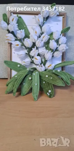Ръчно изработени цветя! Оригинален подарък за Вашите празници, снимка 9 - Декорация за дома - 48959419