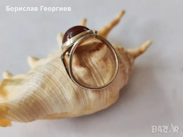 Стар сребърен пръстен, снимка 3 - Пръстени - 48688722