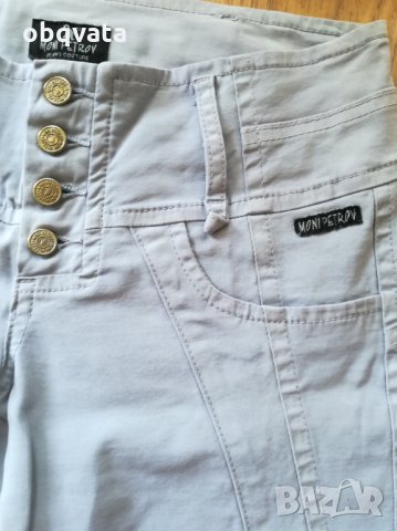 Сив, дамски панталон moni petrov, снимка 5 - Панталони - 29161365