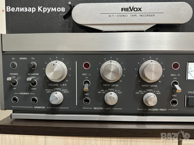 Ролков магнетофон Revox B 77, снимка 6 - Декове - 56113589