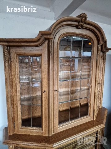 Масивна Витрина -внос от Германия! , снимка 4 - Секции и витрини - 52155519