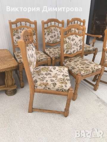 Комплект от 6 трапезни стола , снимка 9 - Столове - 52124301