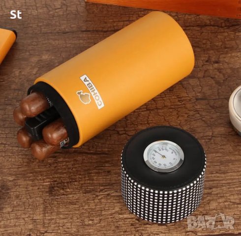 Кожена кутия за пури COHIBA кохиба хумидор, снимка 2 - Други - 42114308