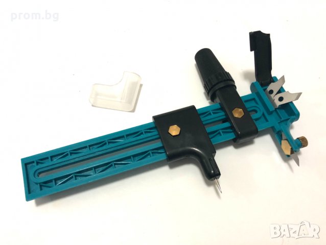 Wolfcraft Пергел за изрязване на форми до ø 23 см, кожа, хартия, фолио, ново, снимка 10 - Други инструменти - 31861524