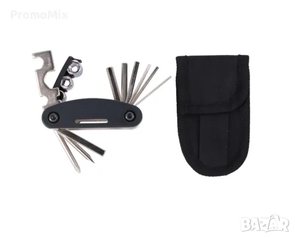 Мултитул 15в1 Bicycle Buddy Мини инструмент за велосипед Комплект с ключове, снимка 3 - Велосипеди - 47593016