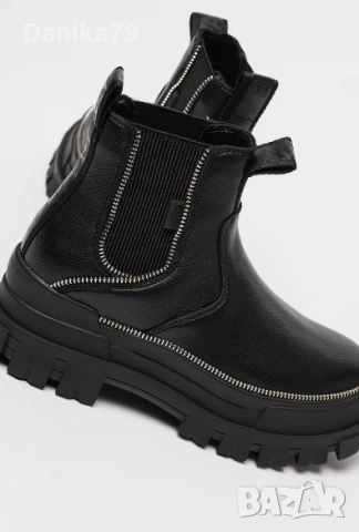 Buffalo - Боти от еко кожа с масивна подметка, снимка 10 - Дамски боти - 52395460