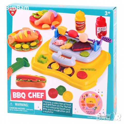 Детска игра Барбекю с пластилин - BBQ CHEF / Play Creative