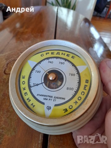 Стар Барометър #7, снимка 2 - Антикварни и старинни предмети - 44262389
