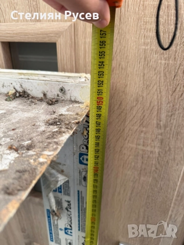 0211  ПВЦ PVC дограма прозорец 243 / 153см - цена 320 лв или 163.61 евро  smr  -  1 отваряем среден , снимка 4 - Дограми - 52272094