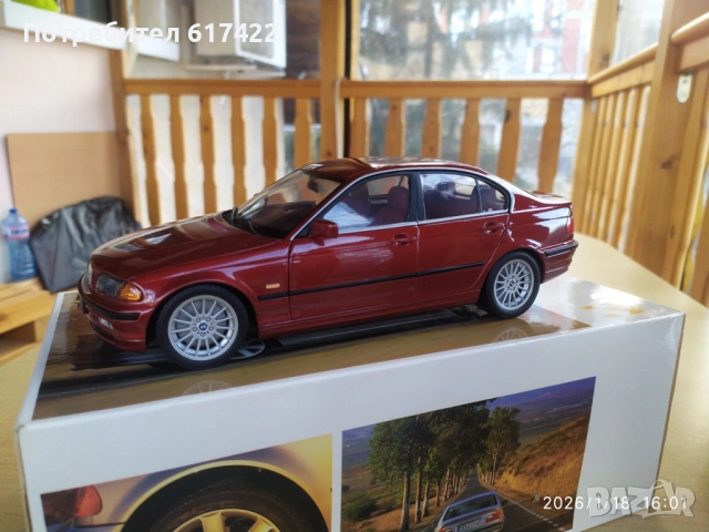 1:18 Метален модел на  BMW 3er 328i Limousine E46 - UT / Minichamps, снимка 11 - Колекции - 53142334