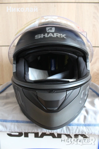 *ПРОМОЦИЯ* Каска Shark Ridill 1.2 Catalan Bad Boy Mat , снимка 2 - Аксесоари и консумативи - 52330464