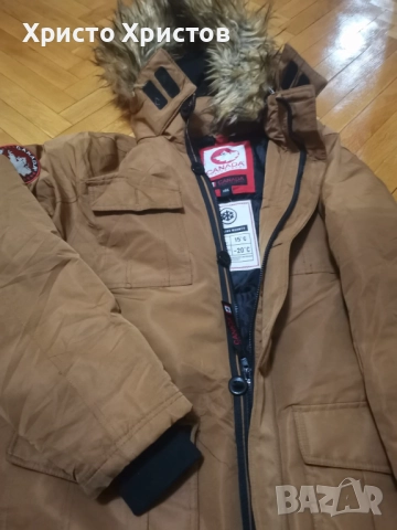 Мъжка зимна шуба CANADA WEATHER GEAR Размер L, снимка 2 - Якета - 52661459