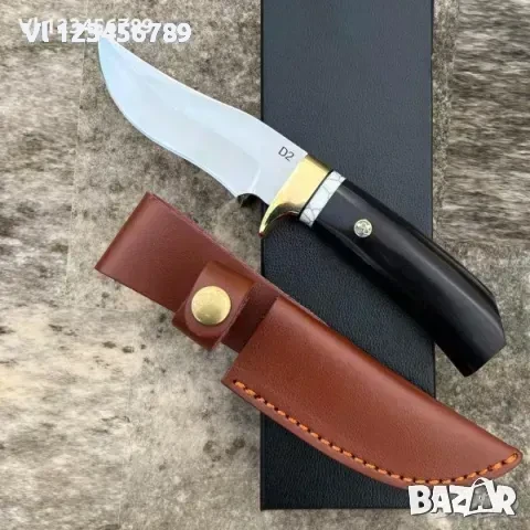 Ръчно изработен ловен нож DER HUNT -D2; 106x218, снимка 5 - Ножове - 50809907