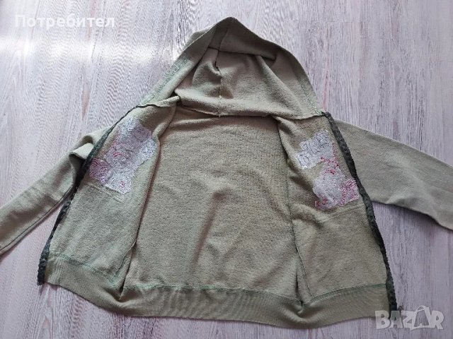 Ватиран суичър с качулка XS-S, снимка 6 - Суичъри - 50213720