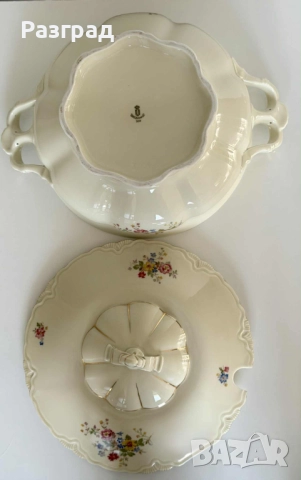 Голям немски супник, винтидж, Schönwald, снимка 10 - Прибори за хранене, готвене и сервиране - 52637007