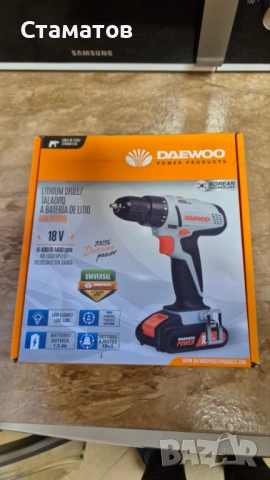 Акумулаторен Винтоверт Daewoo DALD180Q