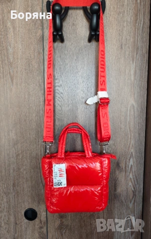 H&M нова с етикет червена чанта, снимка 11 - Чанти - 53501701