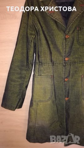 Джинсов Тренч Phard, vintage ефект , снимка 6 - Шлифери - 30438537