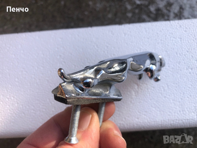  стара авто емблема ЯГУАР /JAGUAR/ - ретро, снимка 5 - Антикварни и старинни предмети - 51698316