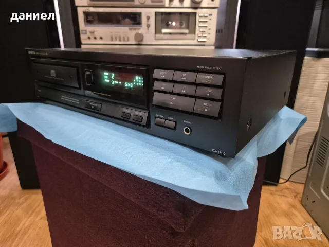 Onkyo TA-RW544 - двоен стерео касетен дек и CD player Onkyo DX 1700 - отлично работещи, снимка 3 - Декове - 55826414
