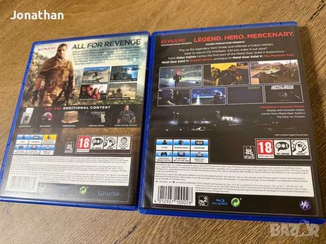 Metal Gear Solid V + MGSV Groud Zeroes, снимка 2 - Игри за PlayStation - 55714982