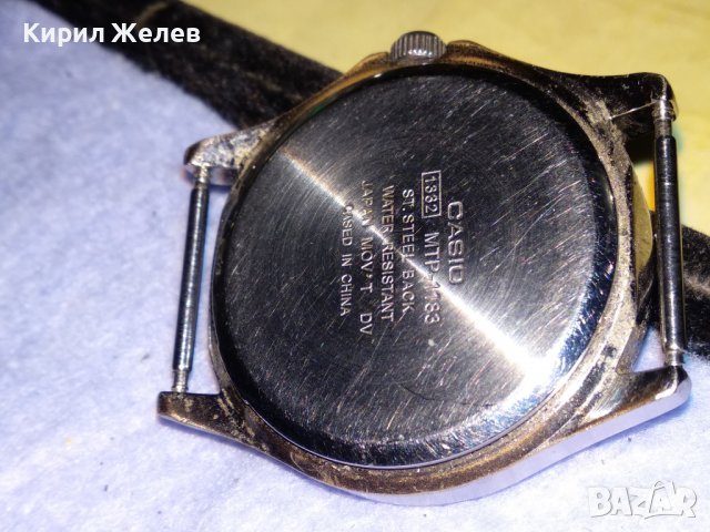CASIO QUARTZ ЯПОНСКИ МАРКОВ КВАРЦОВ МЪЖКИ СТИЛЕН ЧАСОВНИК КАСИО 37129, снимка 9 - Мъжки - 40206958