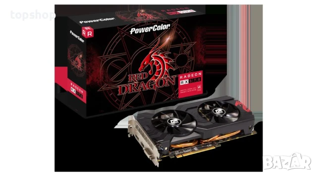 Видеокарта powercolor red dragon rx 570 4gb