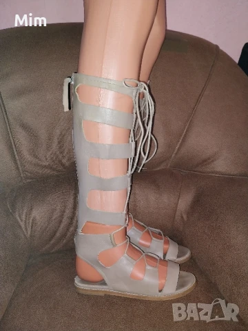 40 Римски високи,летни ботуши , снимка 3 - Дамски ботуши - 51076306